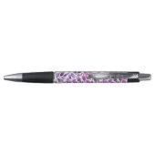 Stylo Feuilles violettes (Dos)