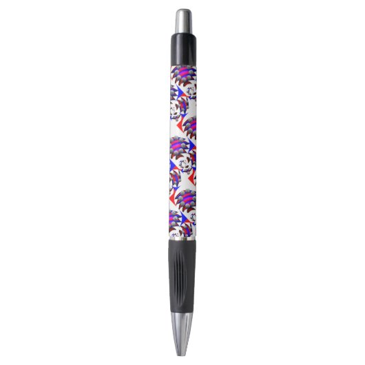 Stylo Fibonacci 'Fish Checker' par Kenneth Yoncich (Devant (Vertical))