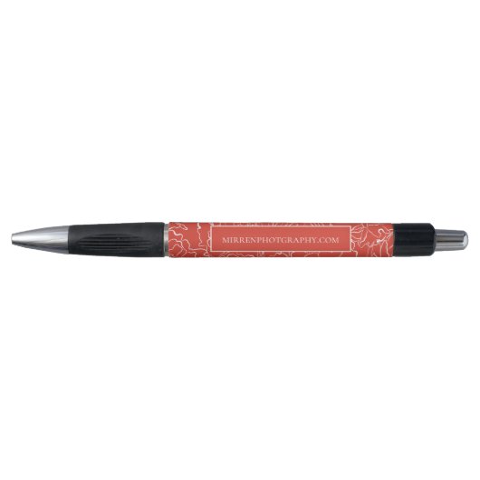 Stylo Fiesta simplement floral personnalisé (Devant)