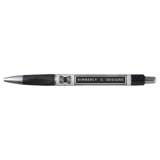 Stylo Fil fait main Boutique Marbre Texture Artisanat (Devant)