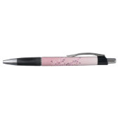 Stylo Fille Fleur Cerisier Parties scintillant rose Mono (Haut)
