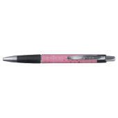 Stylo Fille rose Coeurs rouges Ombre (Dos)