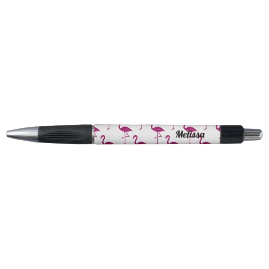 Stylo Flamant flamand pétillant parties scintillant rose (Devant)