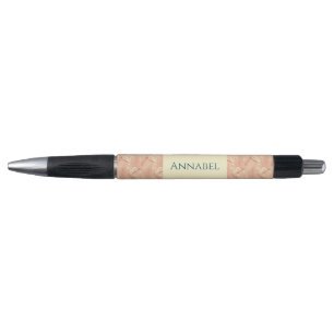 Stylo Flamant rose d'inspiration Art déco personnalisée