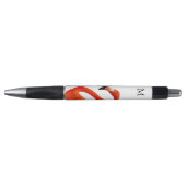 Stylo Flamant rose rouge et stylo monogramme (Devant)