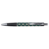 Stylo Fleur de Lis Motif, Royal French Creative on Green (Dos)