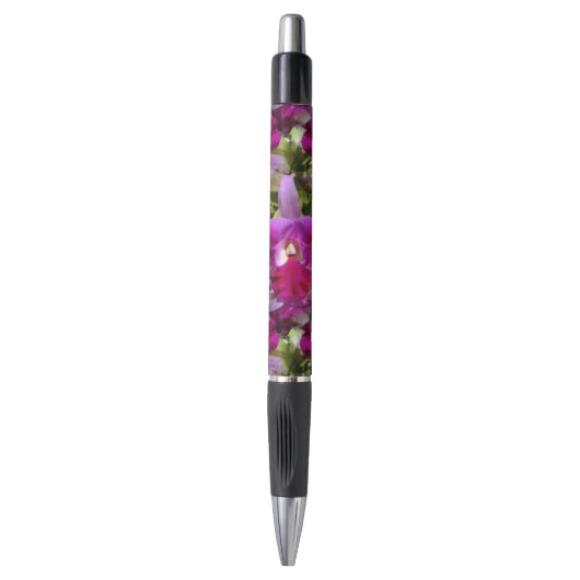 Stylo Fleur tropicale d'orchidée de Cattleya (Devant (Vertical))