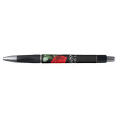 Stylo Fleur Vapeur et rose (Devant)