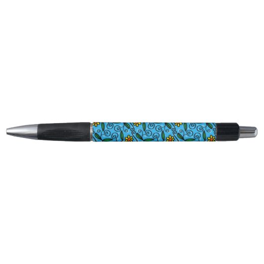 Stylo Fleurs Abstrait (Devant)