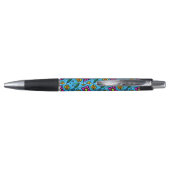 Stylo Fleurs Abstrait (Dos)