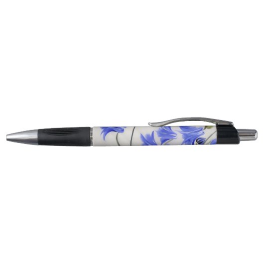 Stylo Fleurs bleues (Haut)