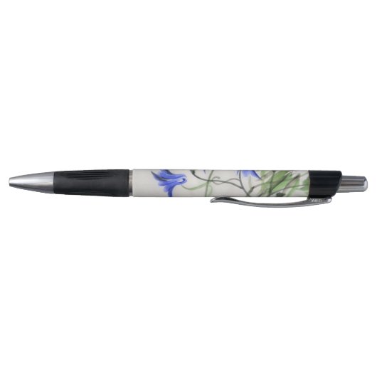 Stylo Fleurs bleues (Bas)