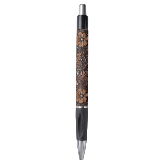 Stylo Fleurs Brown Western Cowgirl (Devant (Vertical))