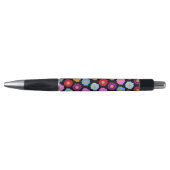 Stylo Fleurs colorées motif (Devant)