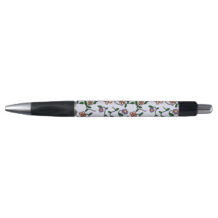 Stylo Fleurs colorées, Motif Floral, Verdure, Boho