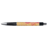Stylo Fleurs Dahlia, Motif De Fleurs, Dahlia Orange (Devant)