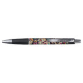 Stylo Fleurs de Crâne de Sucre (Dos)