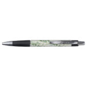 Stylo Fleurs de Delphinium blanc lavande (Dos)