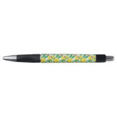 Stylo Fleurs de gomme jaune (Devant)