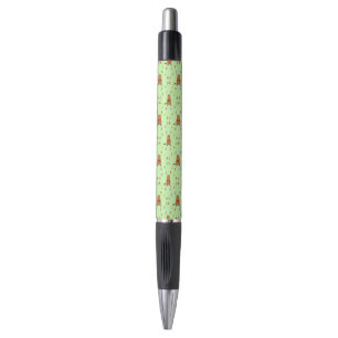 Stylo Fleurs de marmotte et de tulipe mignonnes