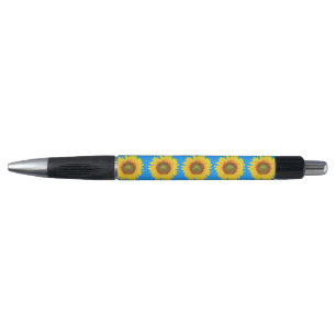 Stylo Fleurs de soleil brillantes