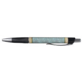 Stylo Fleurs décoratives bleu pastel (Bas)