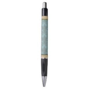 Stylo Fleurs décoratives bleu pastel