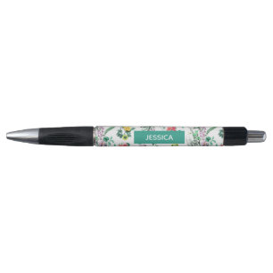 Stylo Fleurs d'été légères et jolies personnalisées