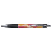 Stylo Fleurs et vagues de style rétro (Dos)
