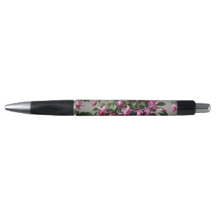 Stylo Fleurs Fuchsias dans le vase