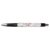 Stylo Fleurs Rose Pâle (Devant)