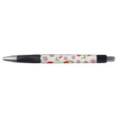 Stylo Fleurs rouges très délicates motif (Devant)