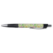 Stylo Fleurs sauvages délicats en aquarelles vertes (Bas)