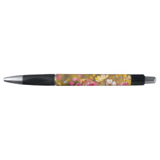 Stylo Fleurs sauvages roses Lavande jaune 2025