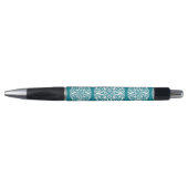 Stylo Flocon de neige floral d'hiver (Devant)