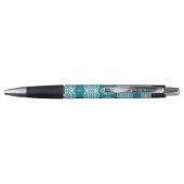 Stylo Flocon de neige floral d'hiver (Dos)