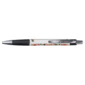 Stylo floral avec votre nom (Dos)