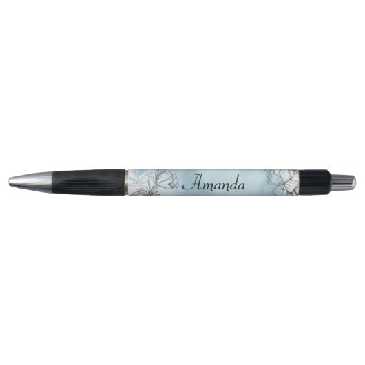 Stylo Floral et aquarelle (Devant)