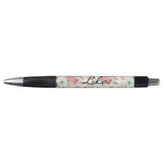 Stylo floral personnalisé