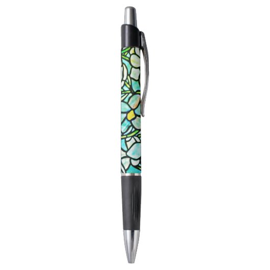 Stylo Flore verte en mosaïque (Bas (Vertical))