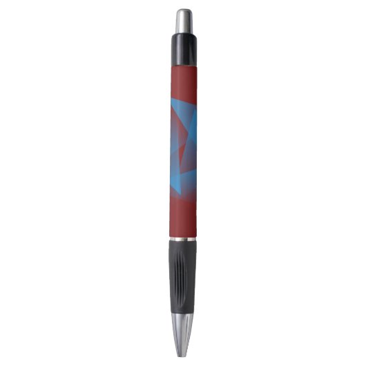 Stylo Fragments bleus flottants (Devant (Vertical))