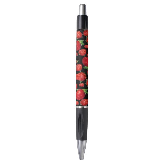 Stylo Fraises rouges délicieuses, (Devant (Vertical))