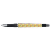Stylo Fruit Motif rétro orange et jaune (Devant)