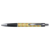 Stylo Fruit Motif rétro orange et jaune (Dos)