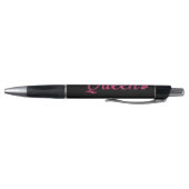 Stylo Funky rose chaud personnalisé faux parties scintil (Bas)
