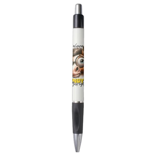 Stylo Funny sarcasme mot art cheval (Devant (Vertical))