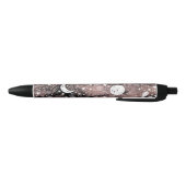 Stylo galaxy floral Lune et étoiles (Bas)