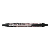 Stylo galaxy floral Lune et étoiles (Dos)