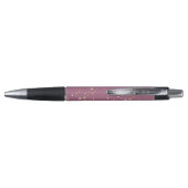 Stylo Glitzy Boysenberry Pink Gold Glitter Sparkle (Dos)
