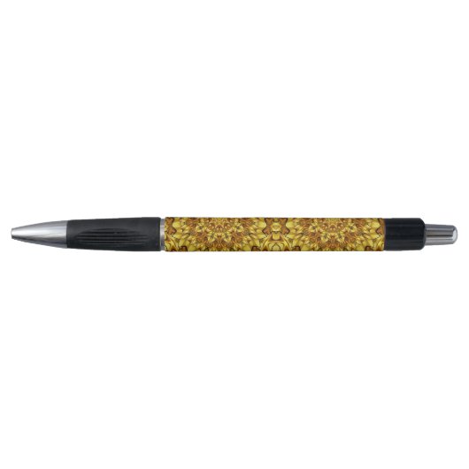 Stylo Golden Mandala Antique Abstract Design-63495 (Devant)